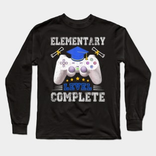 Elementary Level Complete Class Of 2024 Graduation Long Sleeve T-Shirt